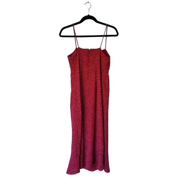 Gap Y2K  red floral, empire waist, spaghetti straps! Tiered ruffle! Size 6 - Picture 15 of 16